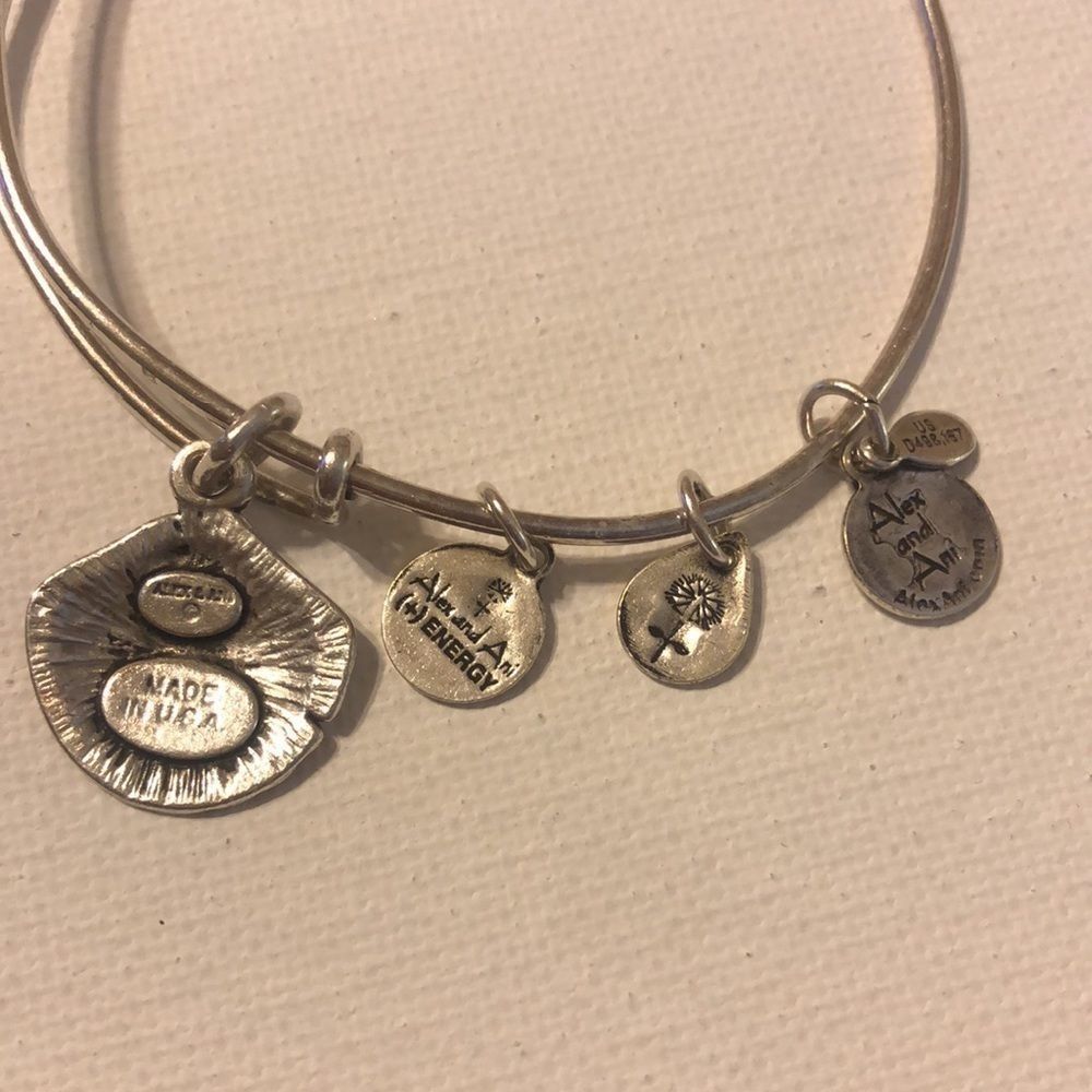 Alex and Ani Shell Bangle - Picture 3 of 5